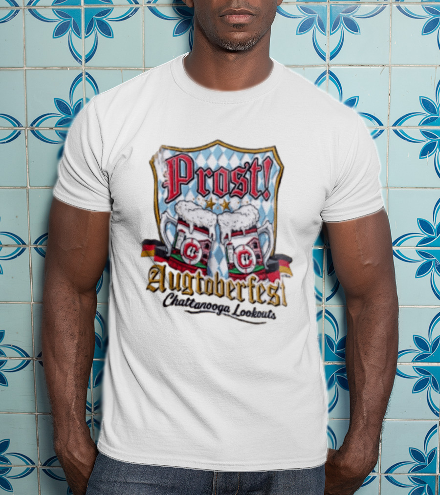 Prost Augtoberfest Chattanooga Lookouts Cheers Baseball Celebration T-Shirt
