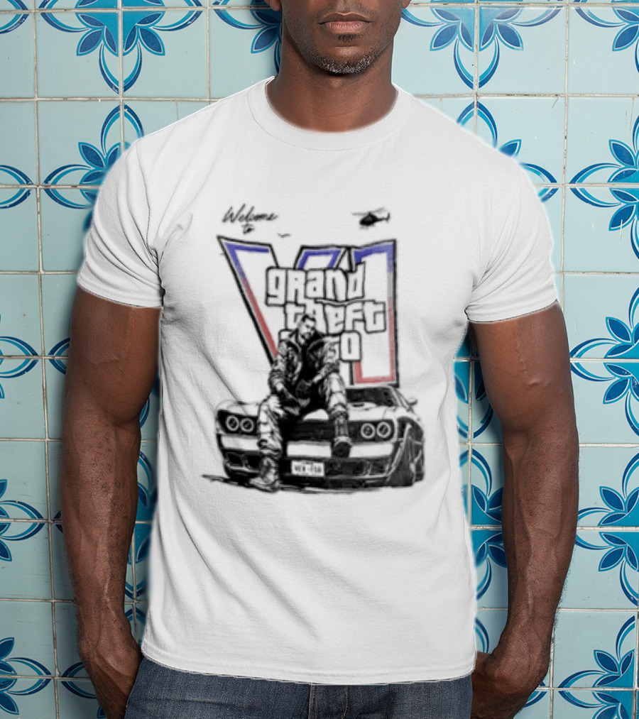 Grand Theft Auto VI Welcome To A World Of Sinners T-Shirt