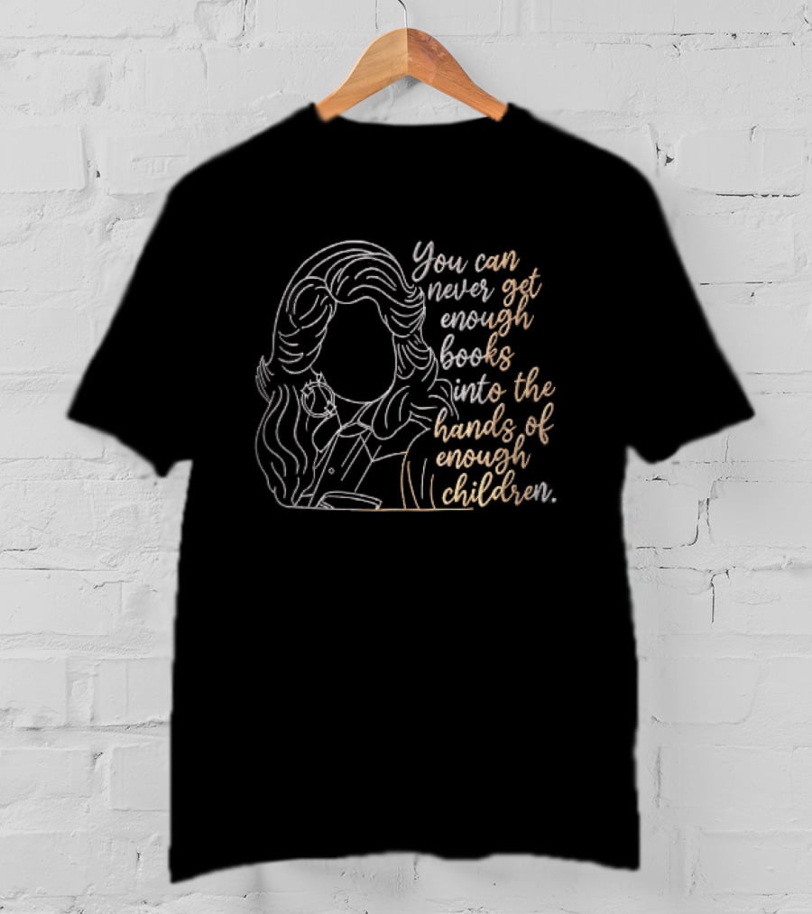 You Can Never Get Enough Books Into The Hands Of Children Faceless Woman Reading T-Shirt