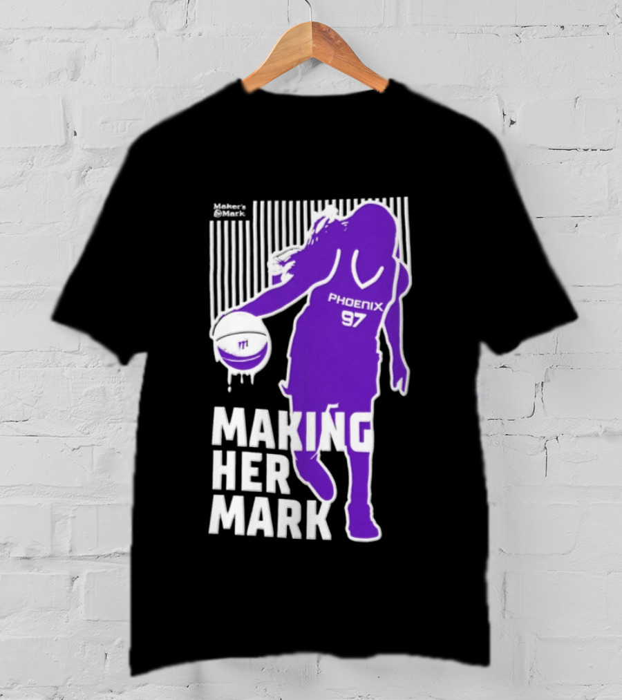 Phoenix Mercury WNBA Making Her Mark 97 T-Shirt