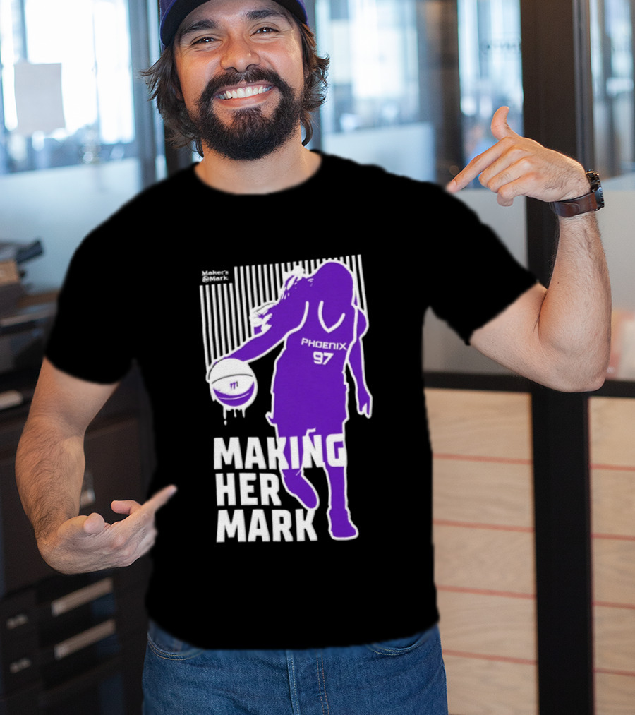 Phoenix Mercury WNBA Making Her Mark 97 T-Shirt