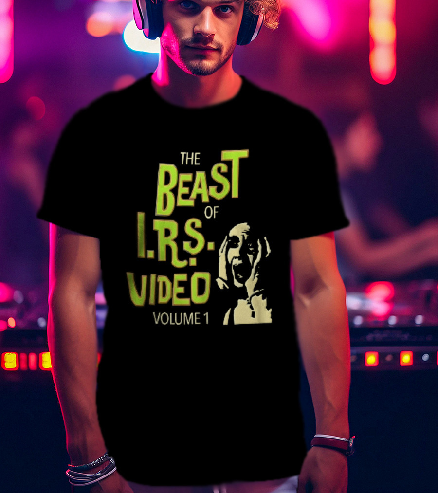 The Beast Of IRS Video Volume 1 Screaming Horror Face T-Shirt