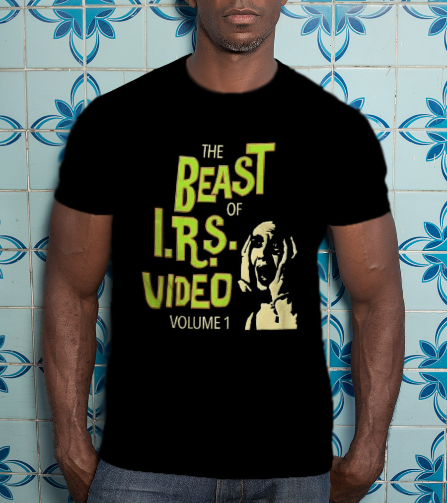 The Beast Of IRS Video Volume 1 Screaming Horror Face T-Shirt