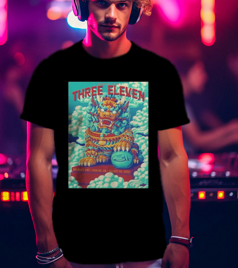 Three Eleven Concert Rogers AR Walmart AMP August 26 2026 Event Tiger Chinese T-Shirt