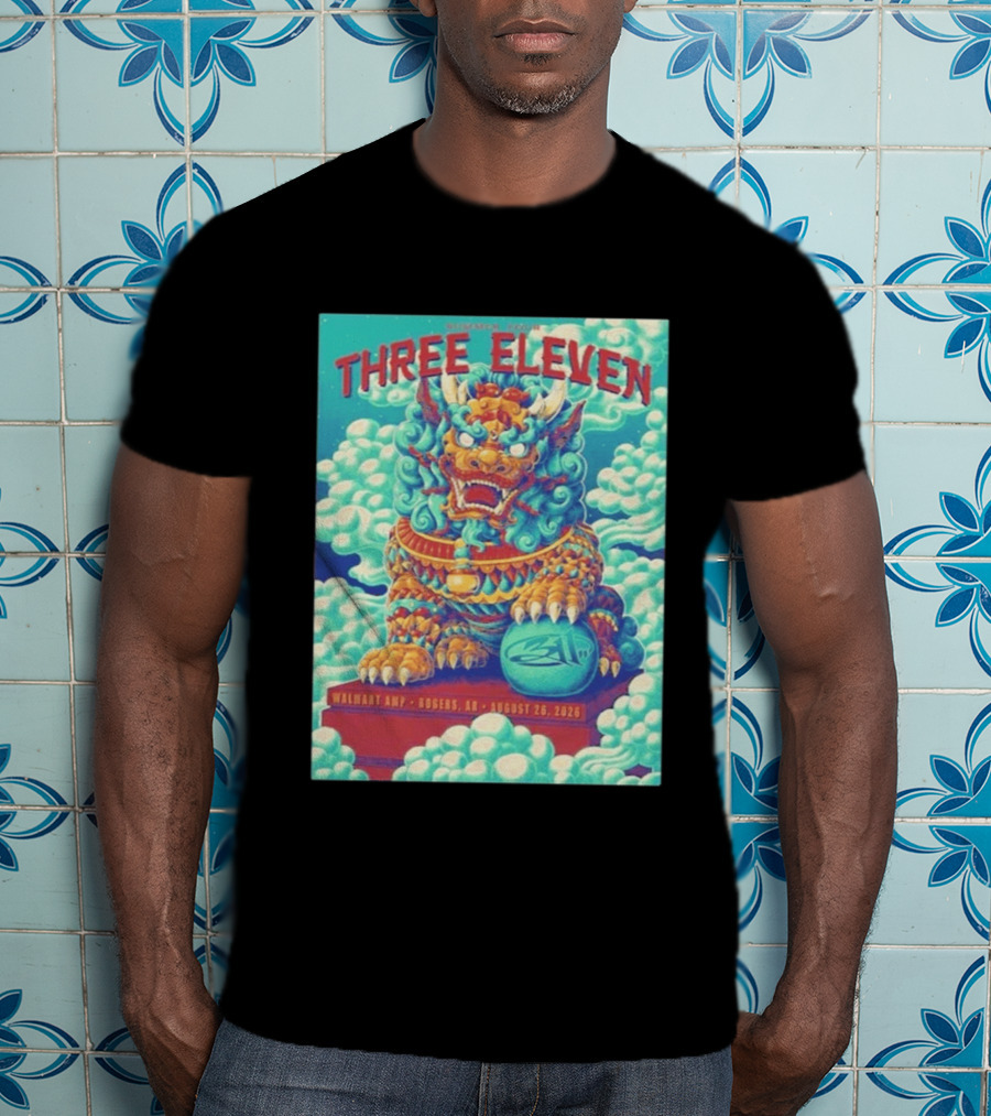 Three Eleven Concert Rogers AR Walmart AMP August 26 2026 Event Tiger Chinese T-Shirt