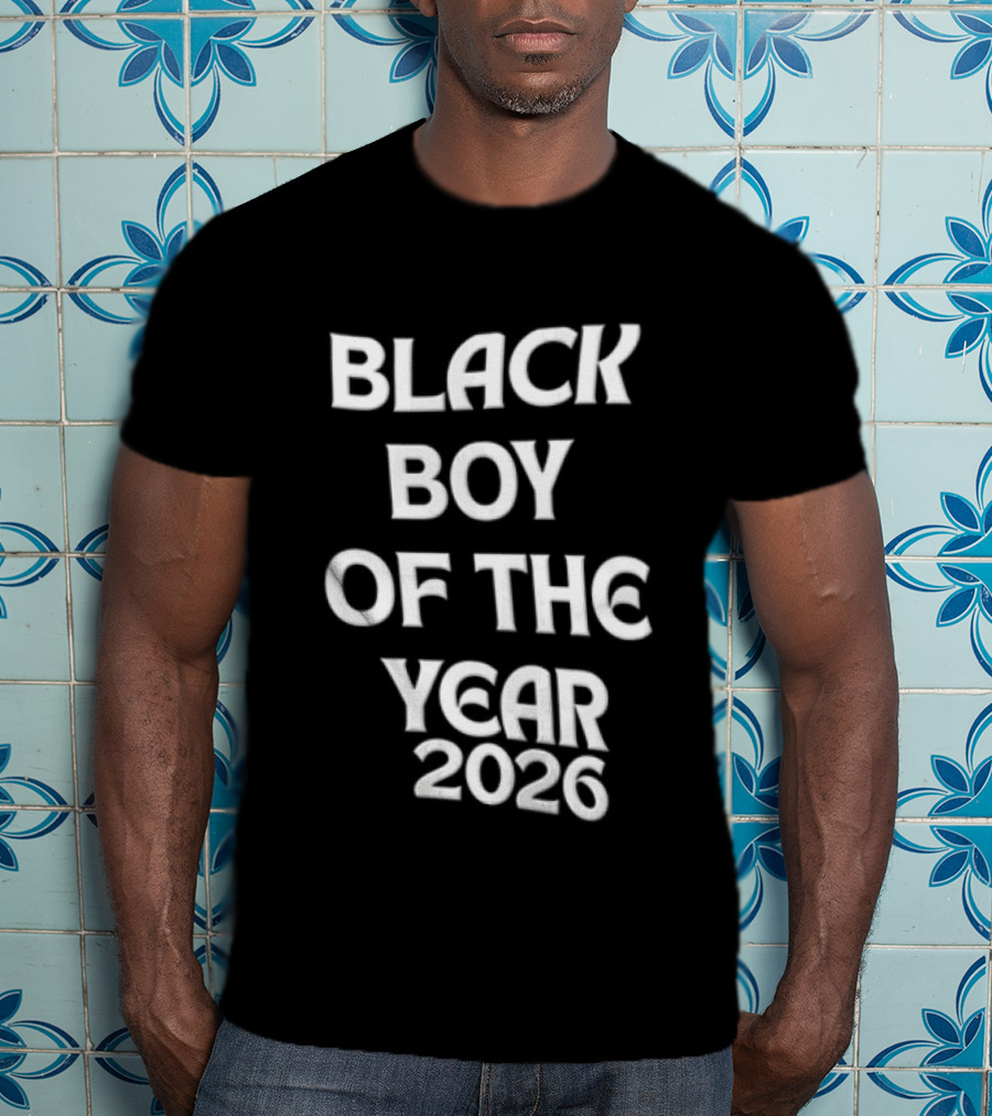 Black Boy Of The Year 2026 Empowerment Pride T-Shirt