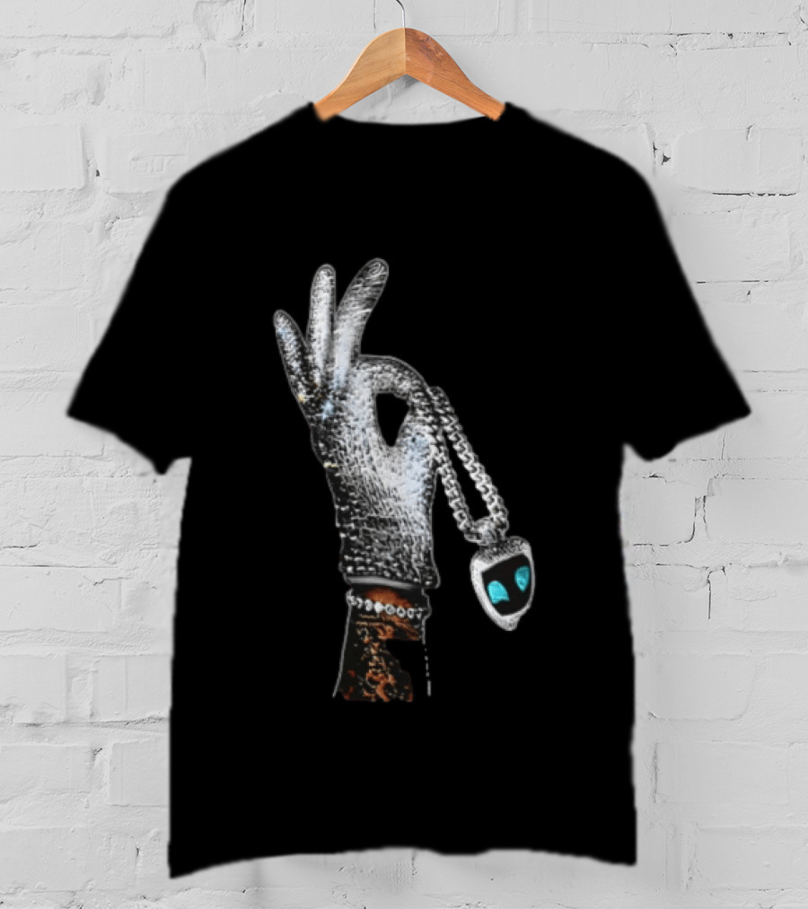 Drake Iceman Astro Bot Glove Necklace T-Shirt