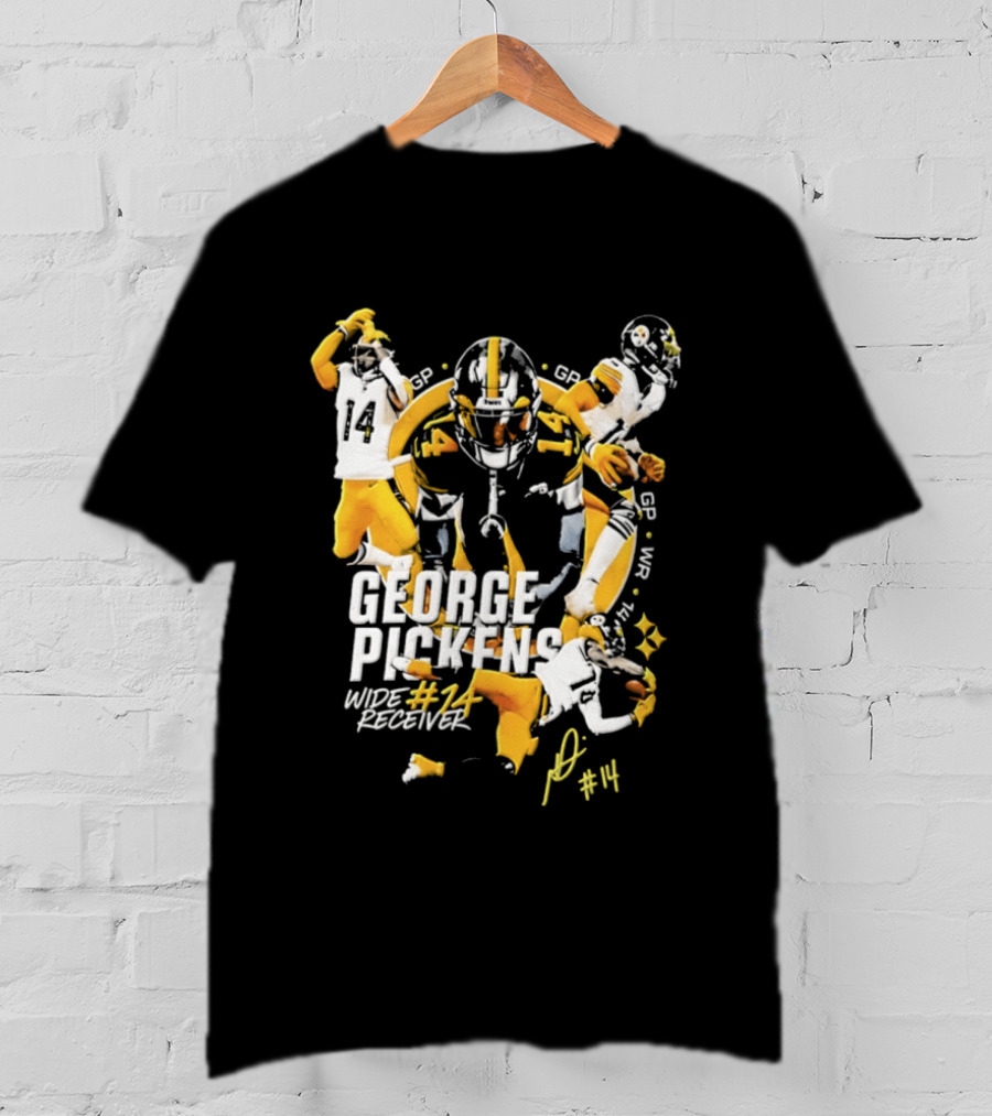 George Pickens Wide Receiver #14 Pittsburgh Steelers Football #14 T-Shirt