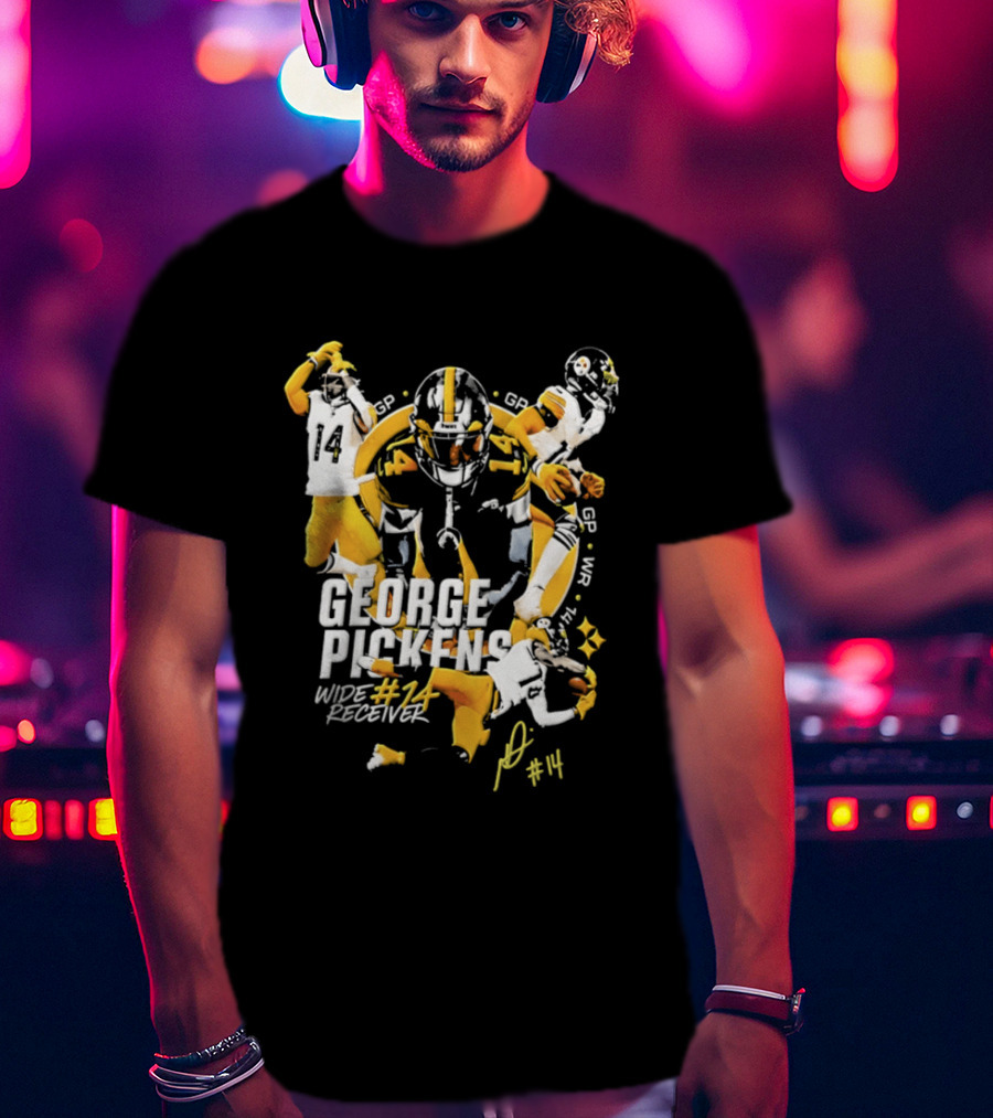 George Pickens Wide Receiver #14 Pittsburgh Steelers Football #14 T-Shirt