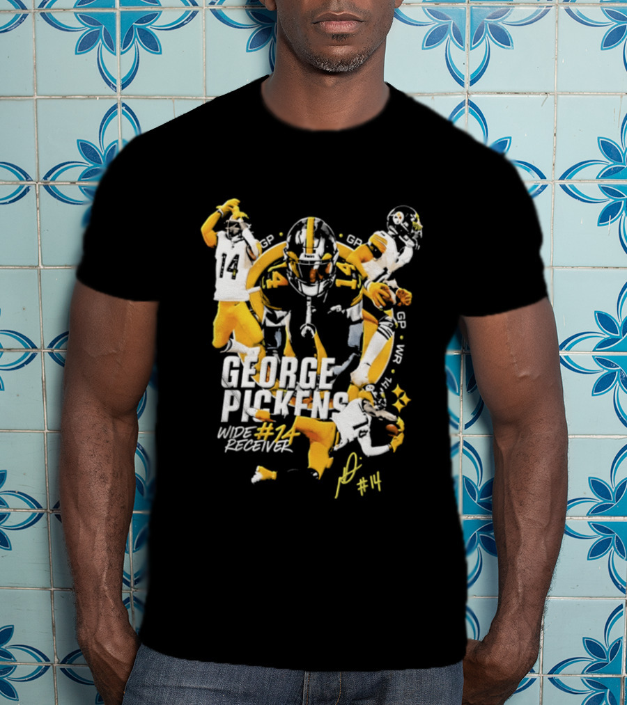 George Pickens Wide Receiver #14 Pittsburgh Steelers Football #14 T-Shirt