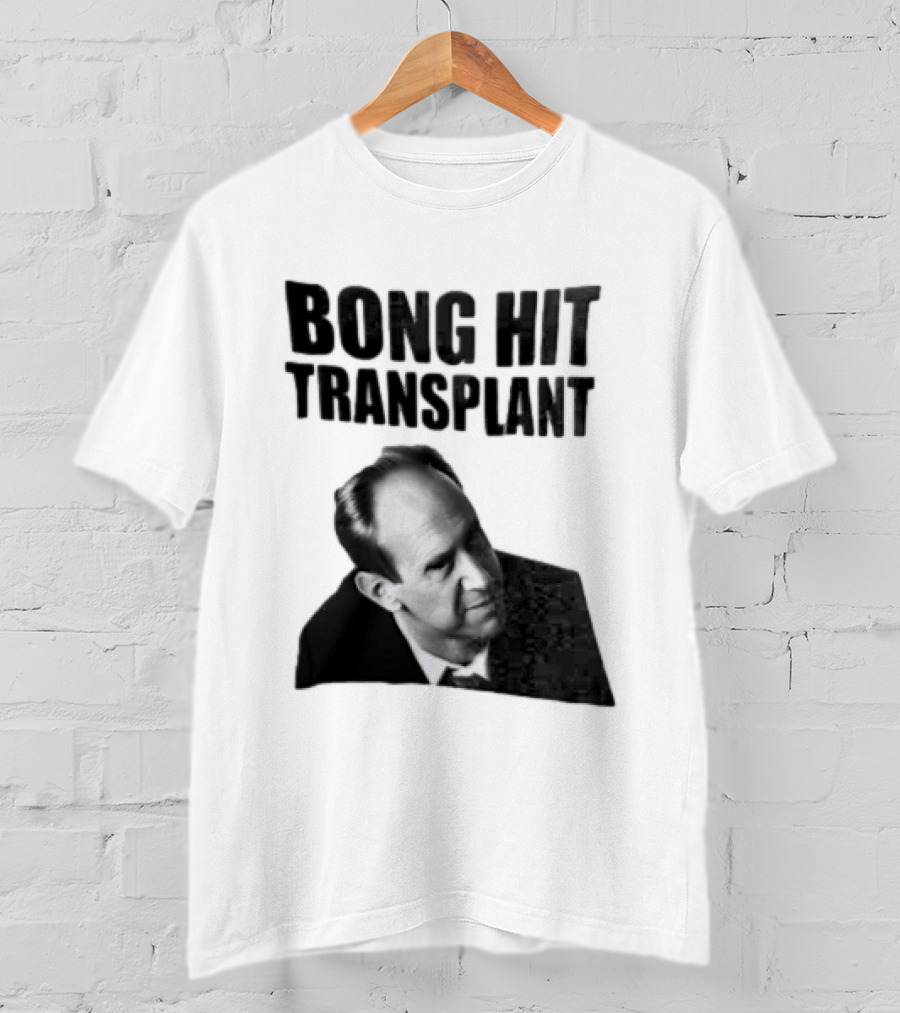 Bong Hit Transplant Joseph Morse Black And White Image T-Shirt
