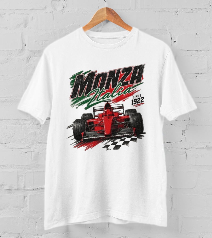 Monza Italia Racing Since 1922 Formula Car T-Shirt