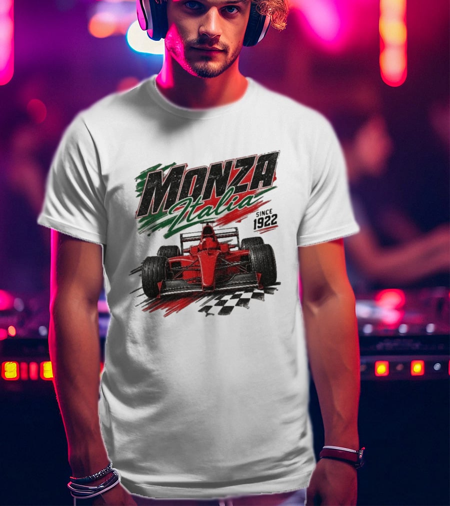 Monza Italia Racing Since 1922 Formula Car T-Shirt