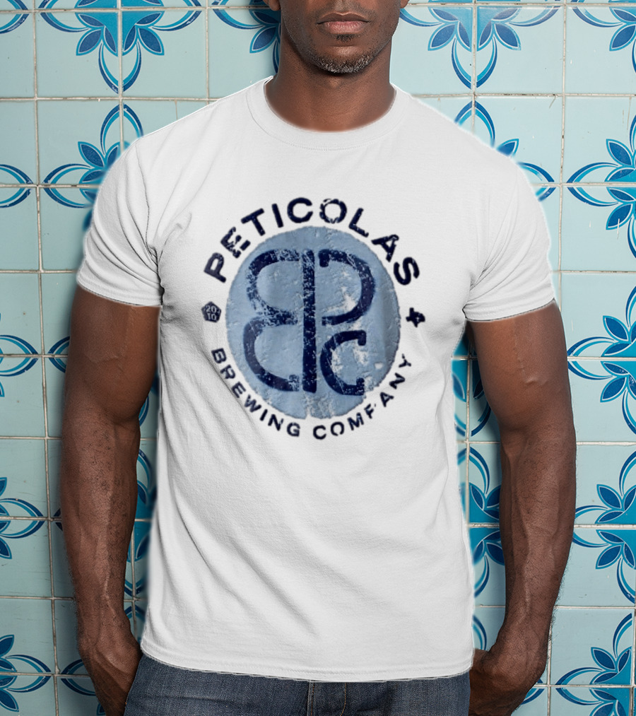 Peticolas Brewing Company PBC Distressed Monogram 2010 T-Shirt