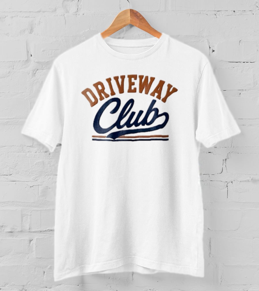 Driveway Club Vintage Script T-Shirt