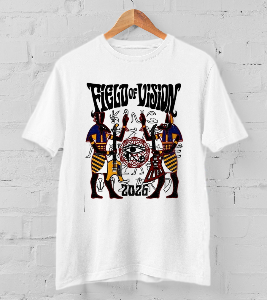 Field Of Vision 2026 Egyptian God Eye Of Horus Desert Sand T-Shirt