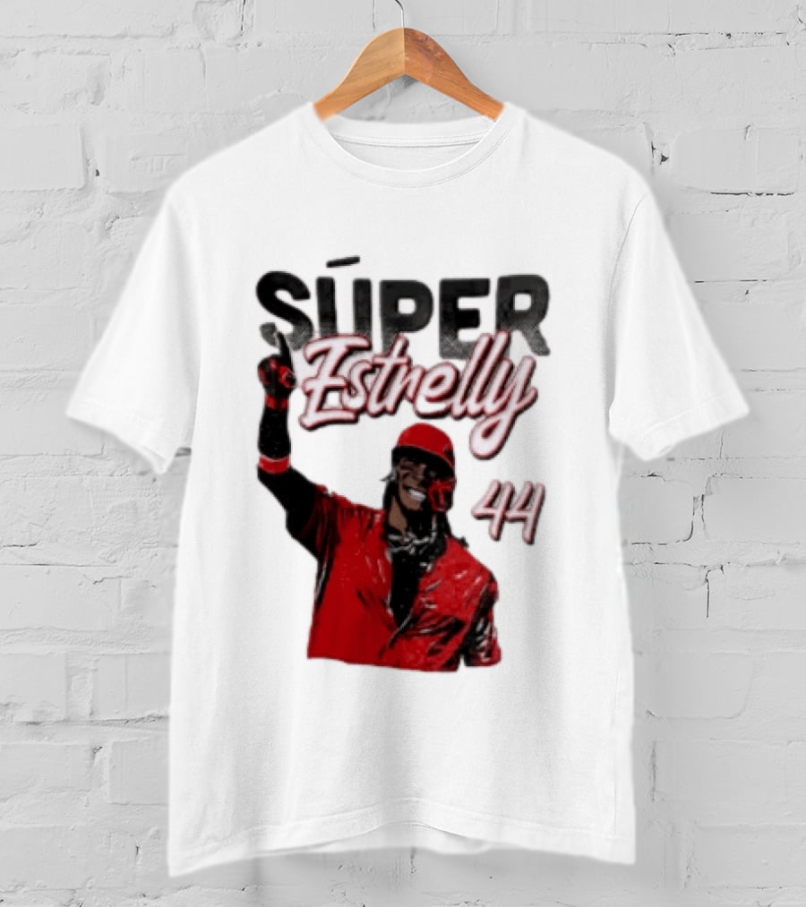 Elly De La Cruz Súper Estrelly 44 Cincinnati Reds T-Shirt