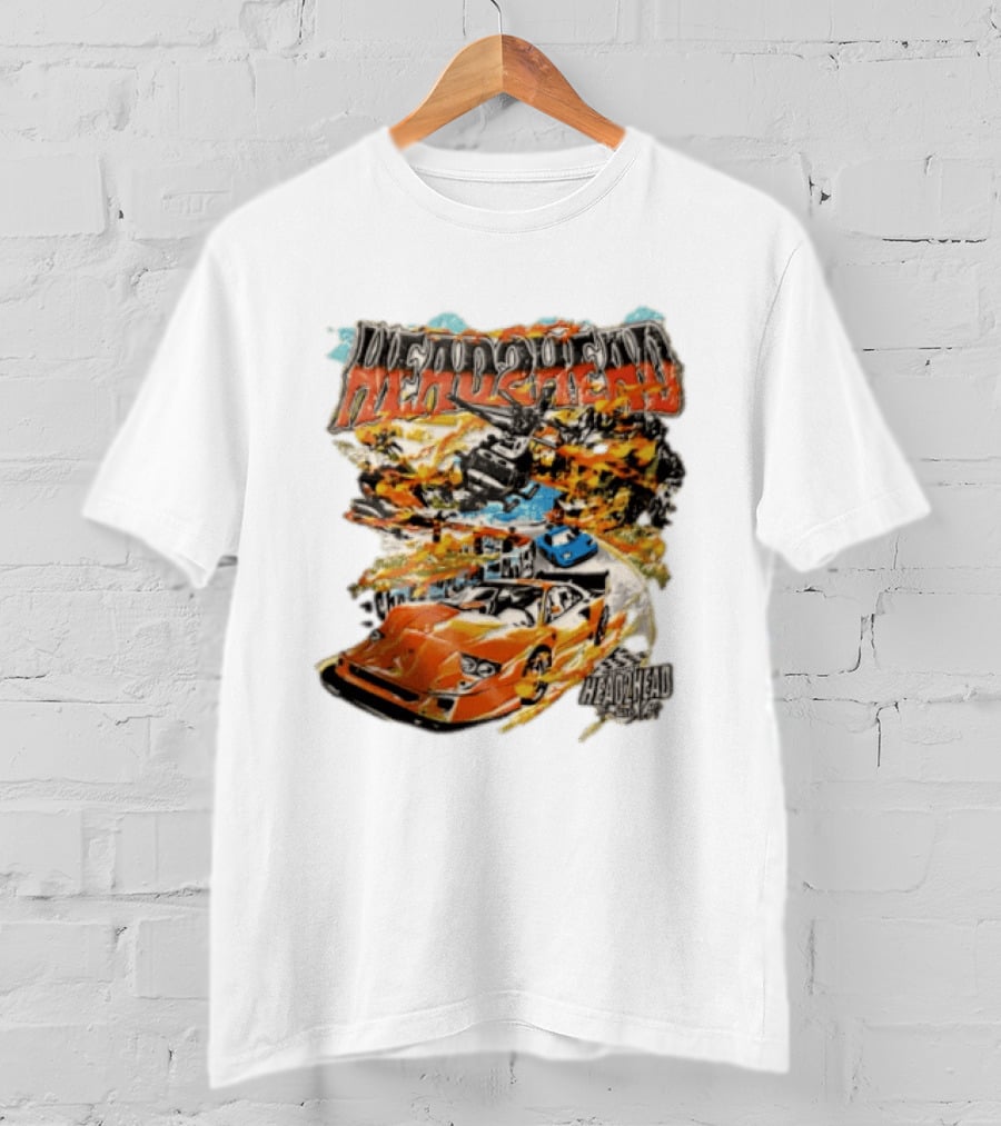 Head2Head Final Lap Racing Supercar Explosion Scene T-Shirt