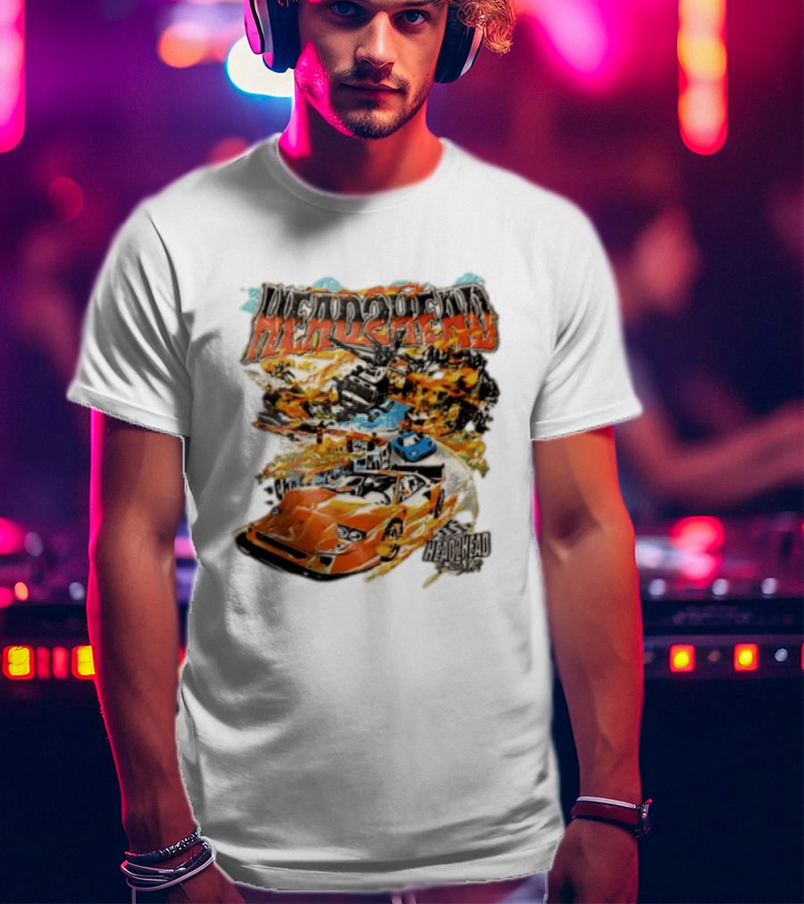 Head2Head Final Lap Racing Supercar Explosion Scene T-Shirt