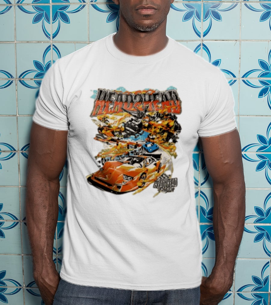 Head2Head Final Lap Racing Supercar Explosion Scene T-Shirt
