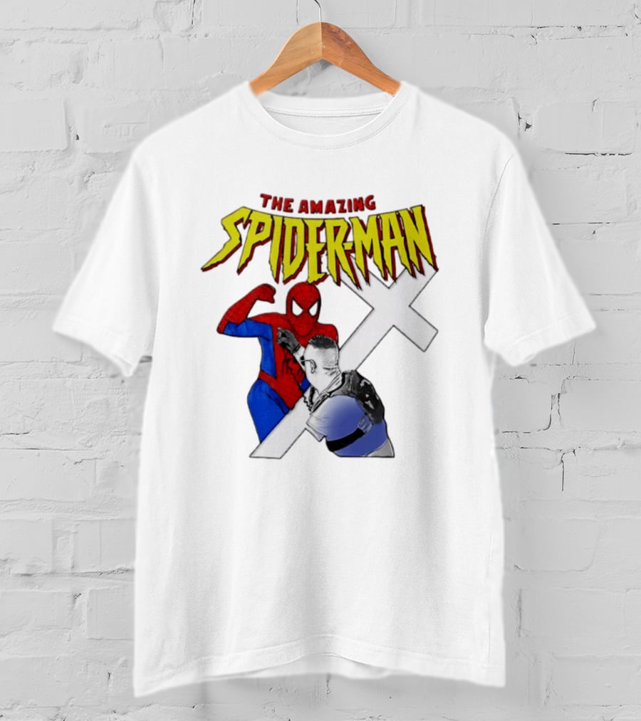 The Amazing Spider Man Vs Jake Lang Comic Style Showdown T-Shirt