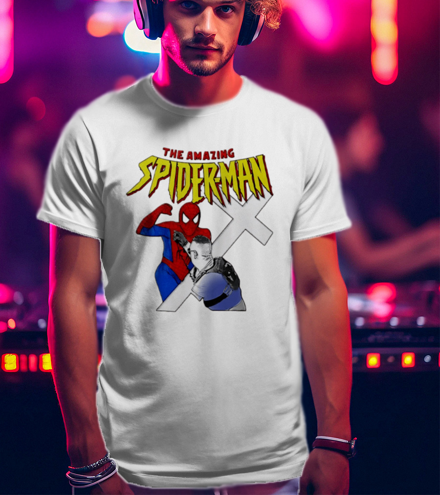The Amazing Spider Man Vs Jake Lang Comic Style Showdown T-Shirt