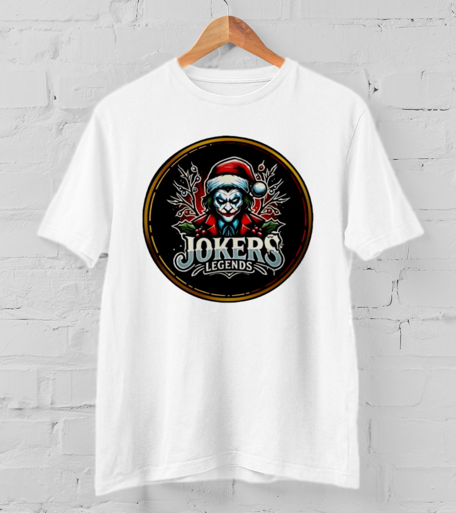Jokers Legends Santa Hat Christmas T-Shirt