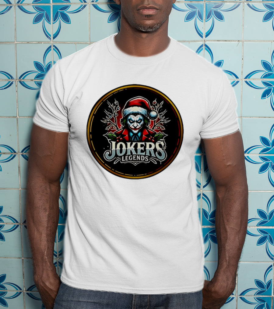 Jokers Legends Santa Hat Christmas T-Shirt