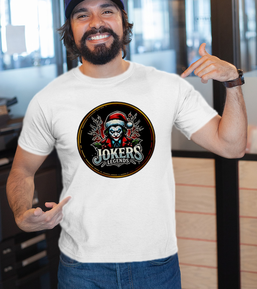 Jokers Legends Santa Hat Christmas T-Shirt
