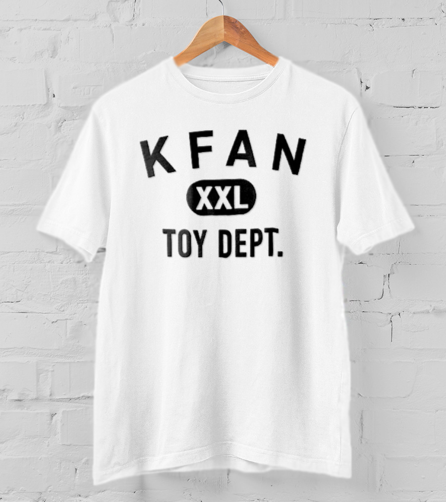 Kfan XXL Oval Toy Dept Black Arched T-Shirt