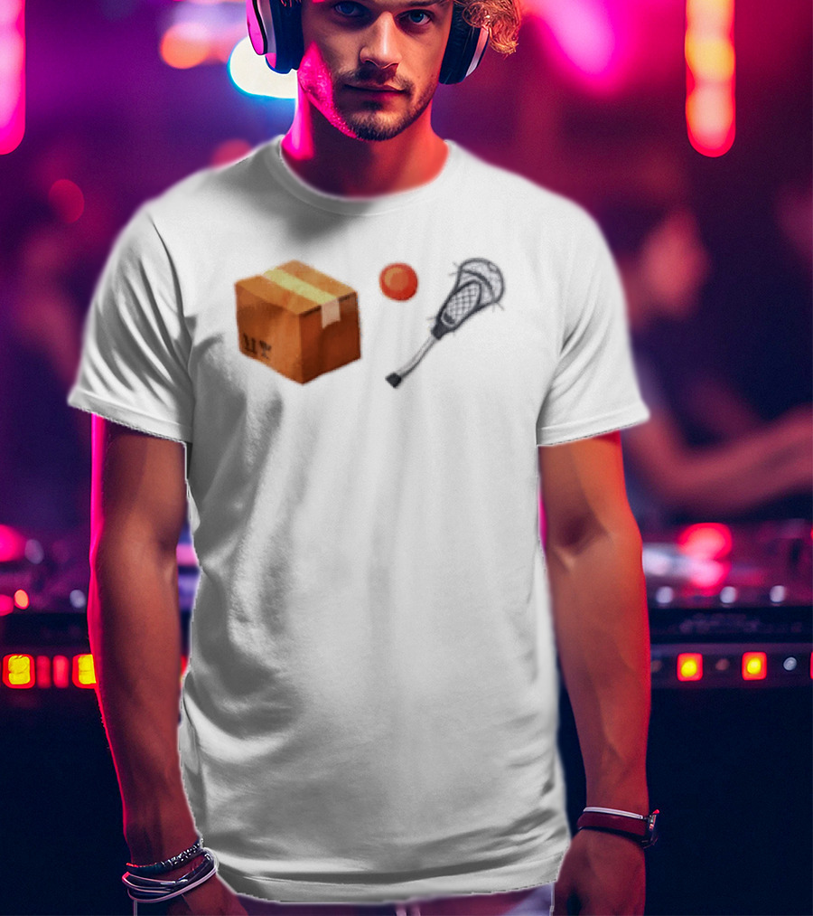 Lacrosse Stick Ball Box Package T-Shirt