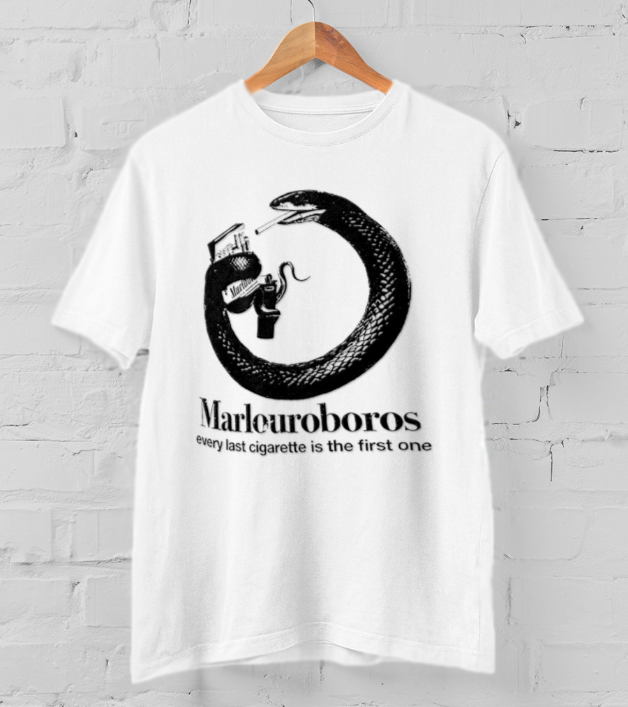 Marlouroboros Snake Ouroboros Every Last Cigarette Is The First One T-Shirt