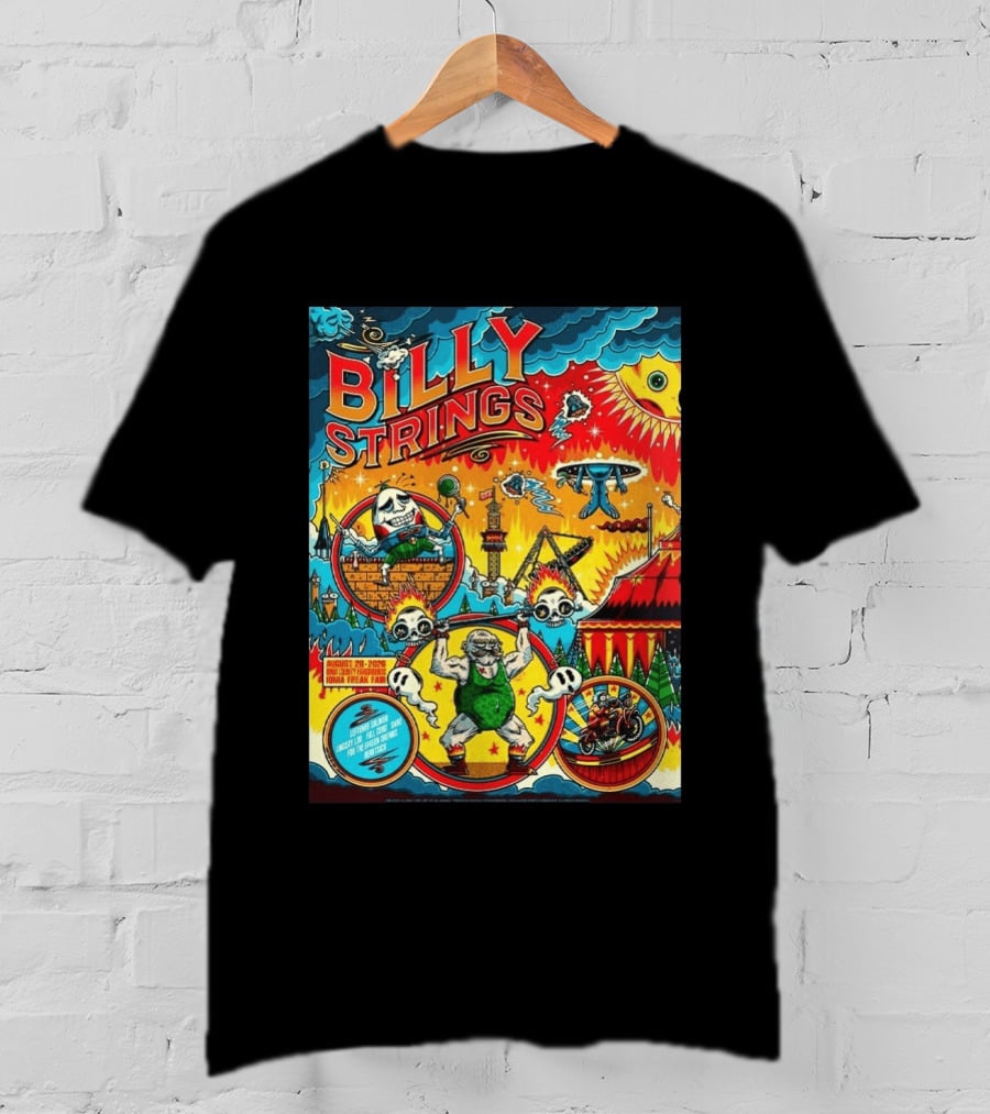 Billy Strings Ionia Freak Fair August 28 2026 Night 1 Ionia MI T-Shirt