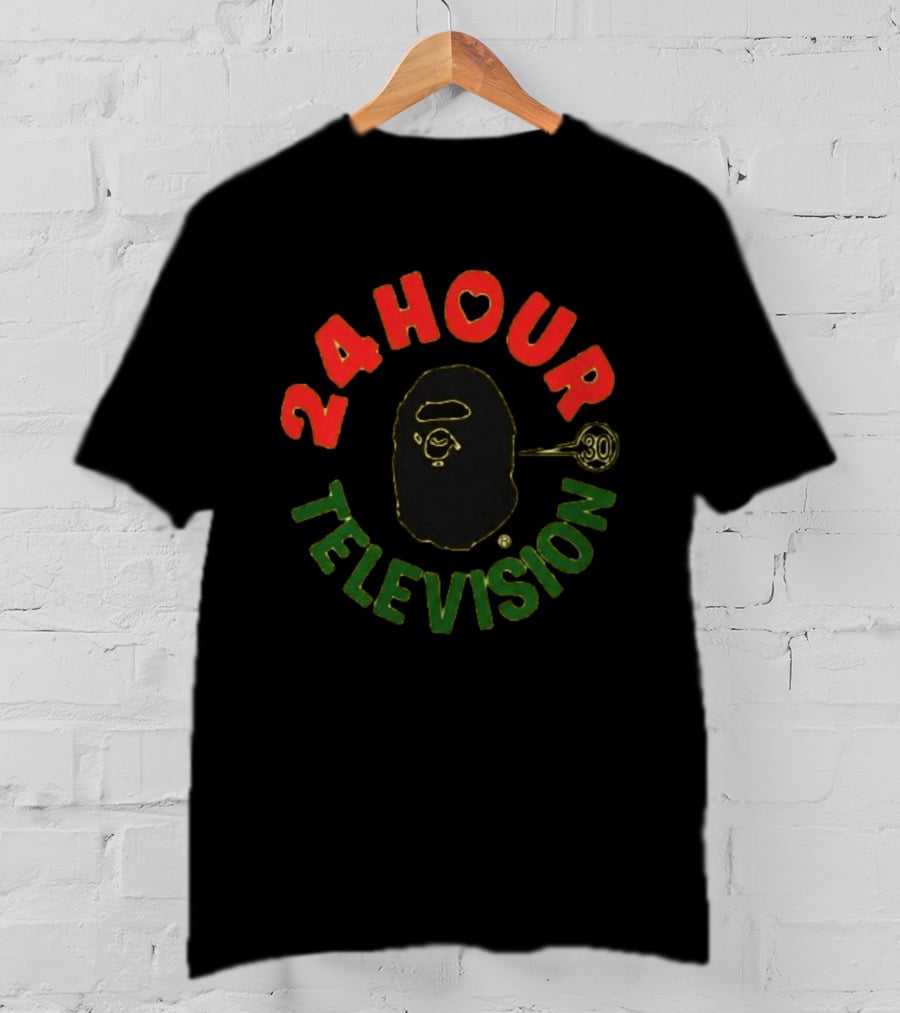 Bloody Osiris 2007 24 Hour Television BAPE A Bathing Ape 30th Anniversary T-Shirt