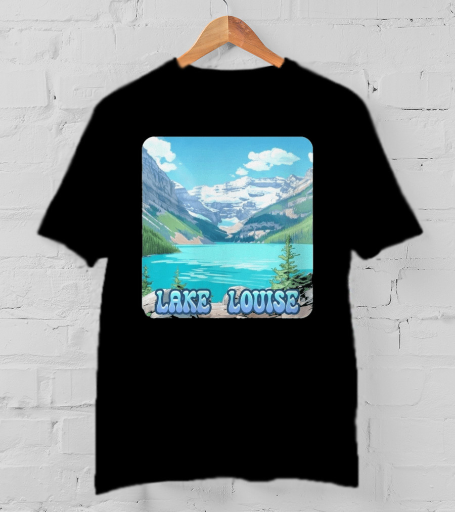 Lake Louise Canada Scenic Mountain Lake View T-Shirt