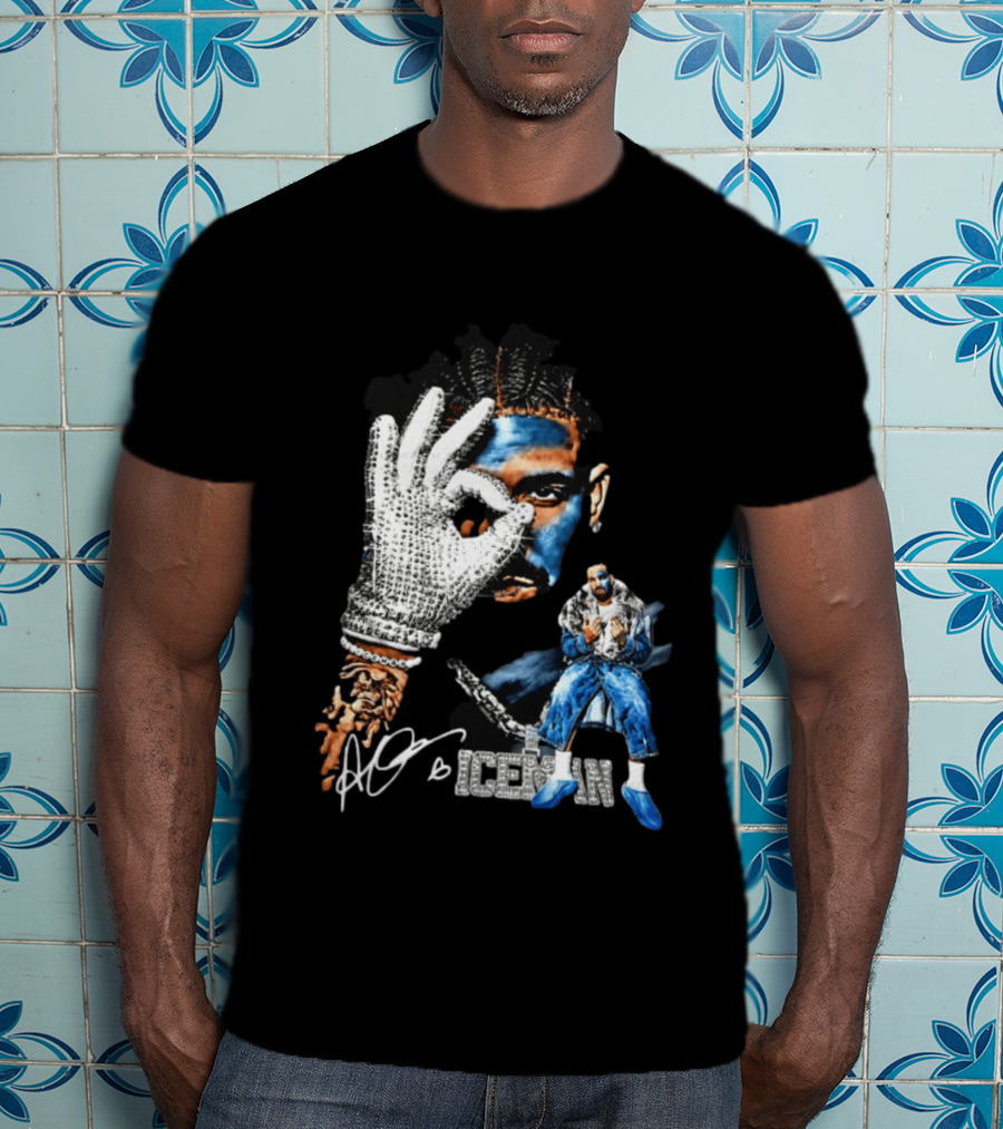 Drake Ice Man Brodie Signature Bling T-Shirt