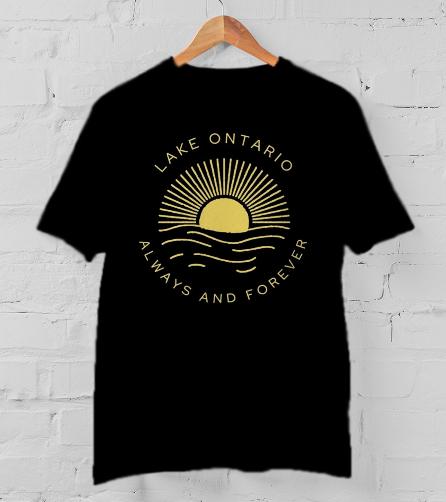 Lake Ontario Sunset Waves Always And Forever T-Shirt