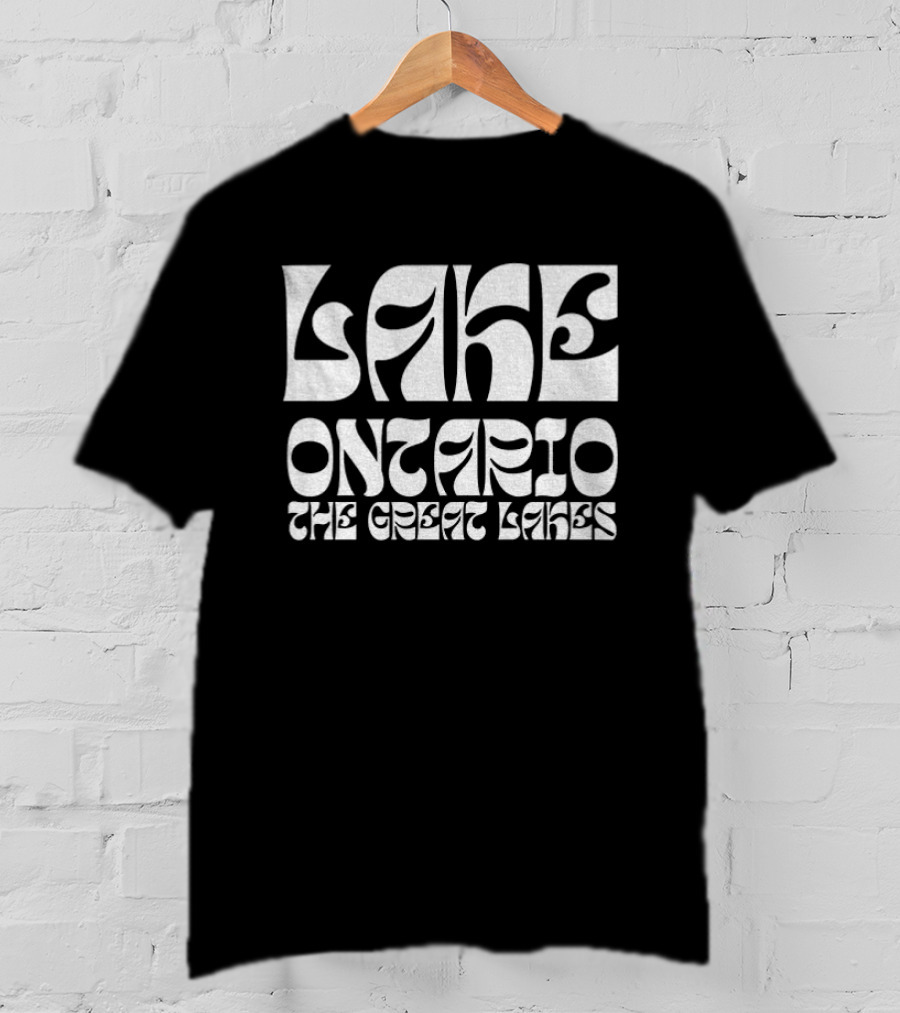 Lake Ontario The Great Lakes North America Fishing City Meets Nature T-Shirt