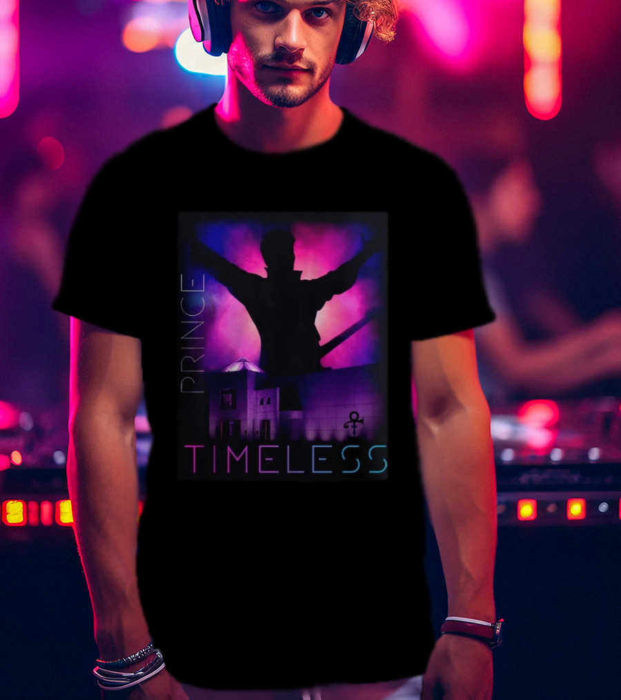 Prince Timeless Paisley Park Iconic Silhouette Purple Celebration August 28 2026 T-Shirt