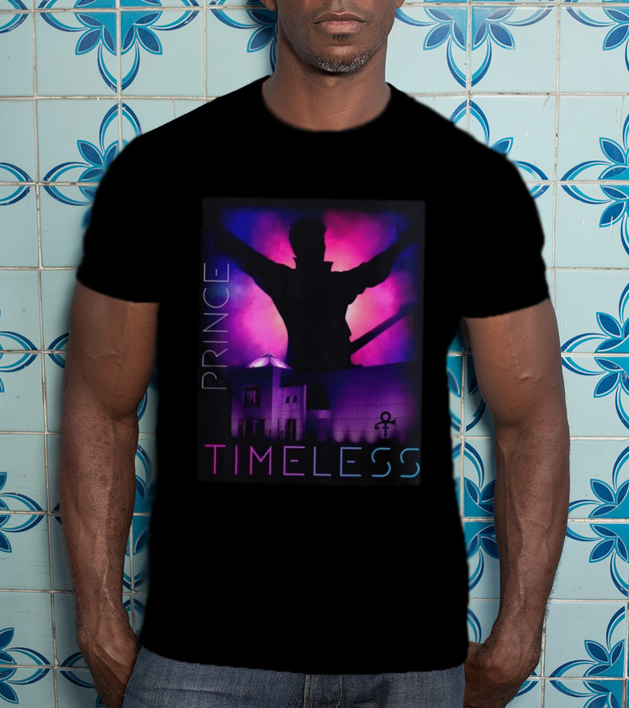 Prince Timeless Paisley Park Iconic Silhouette Purple Celebration August 28 2026 T-Shirt