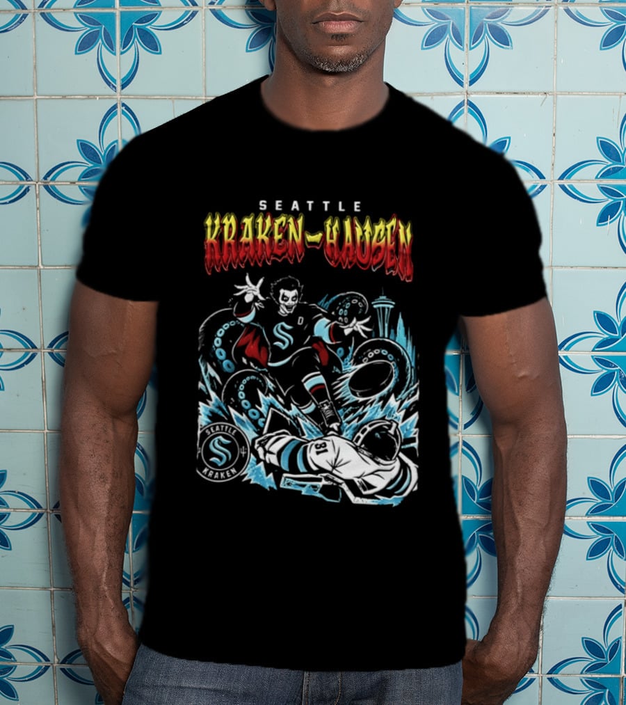 Seattle Kraken Danhausen WWE Friday Night 2026 Hockey Clash T-Shirt