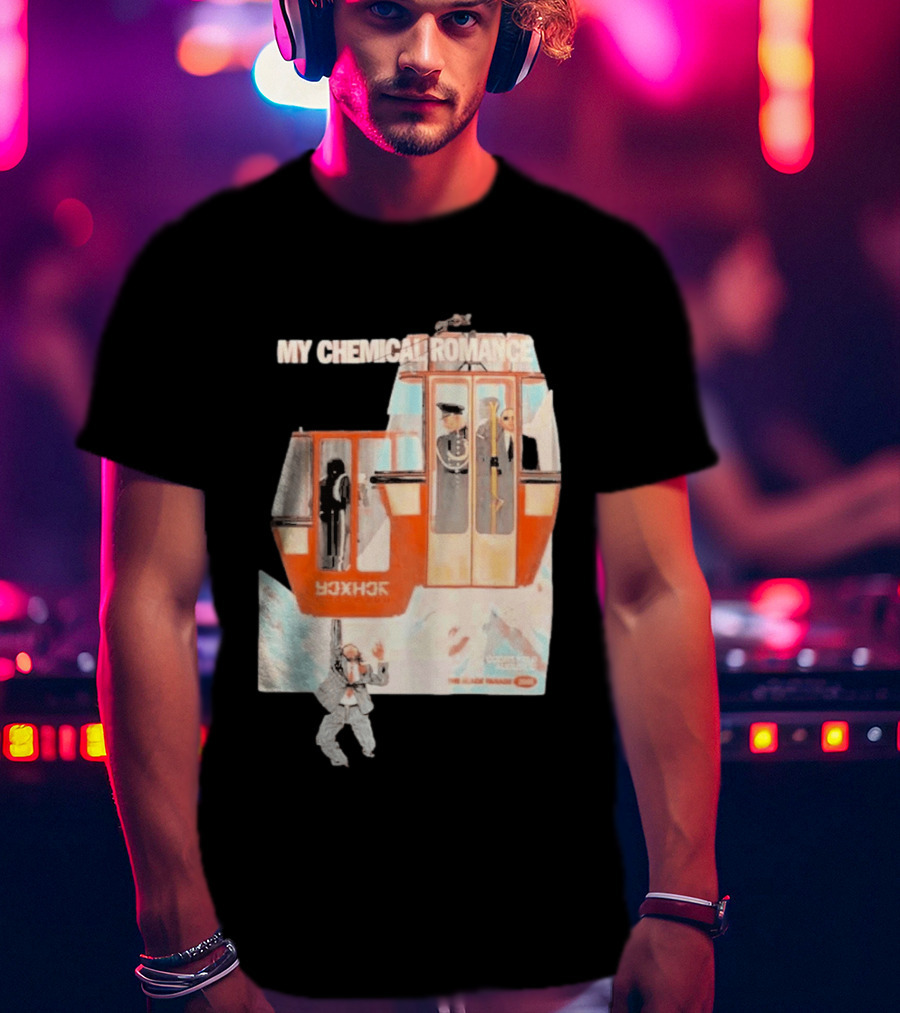 My Chemical Romance Coors Field 2026 Tour August 27th Denver CO Cable Car Print T-Shirt
