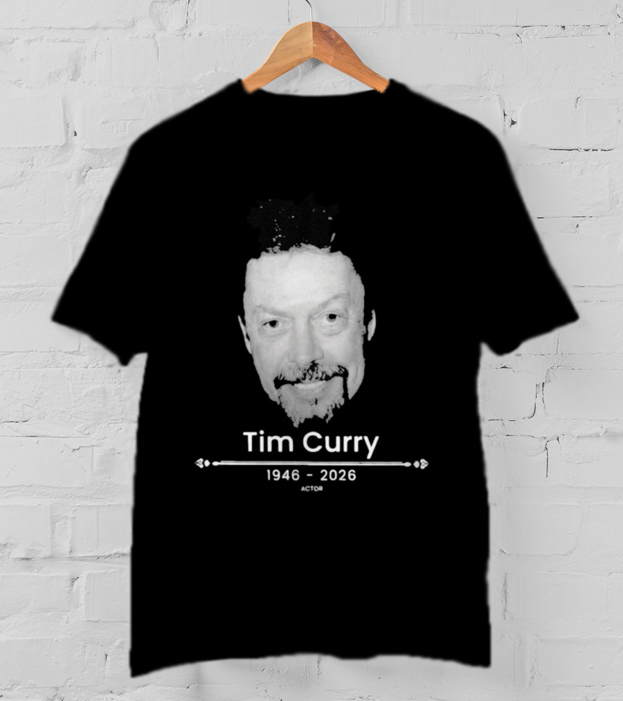 Tim Curry 1946 2026 Actor Face T-Shirt