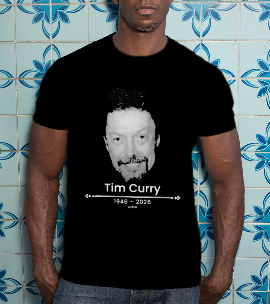 Tim Curry 1946 2026 Actor Face T-Shirt