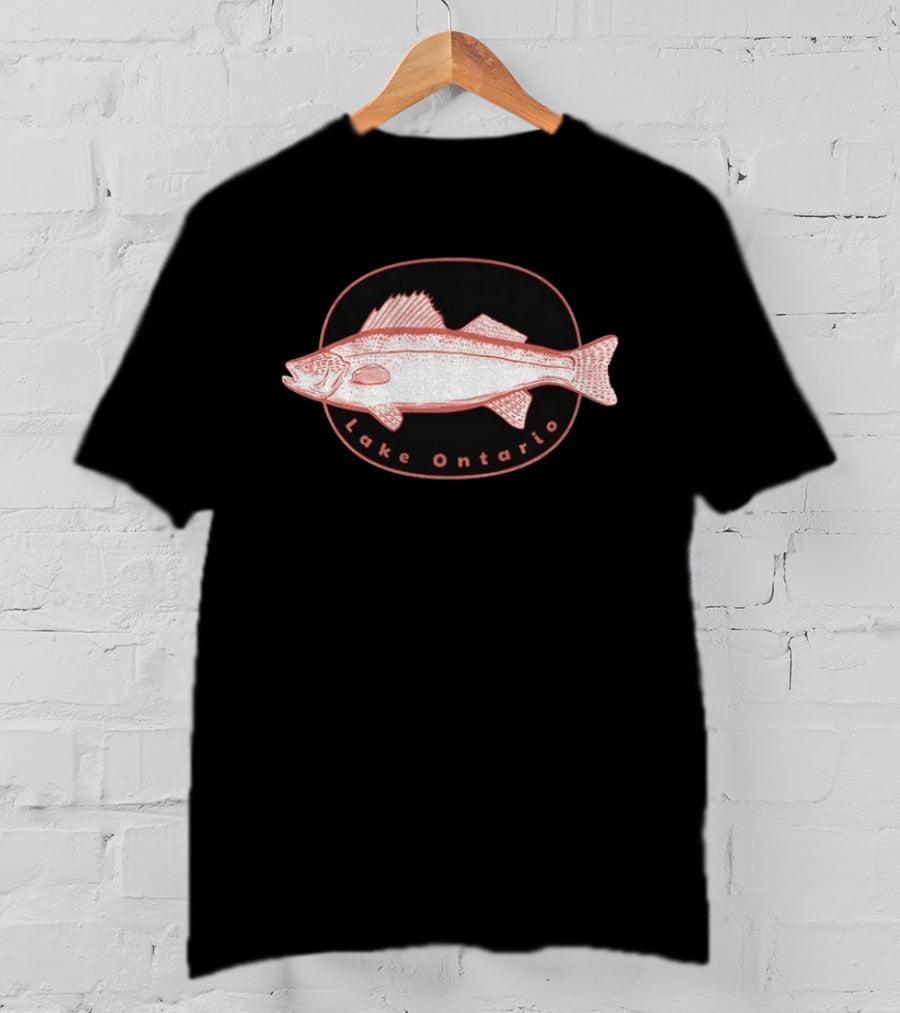 Walleye Freshwater Fish Lake Ontario T-Shirt