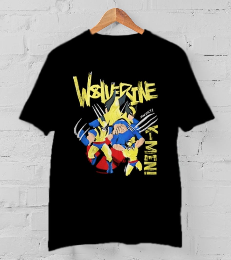 Wolverine Snikt X Men Comic Claws Action T-Shirt