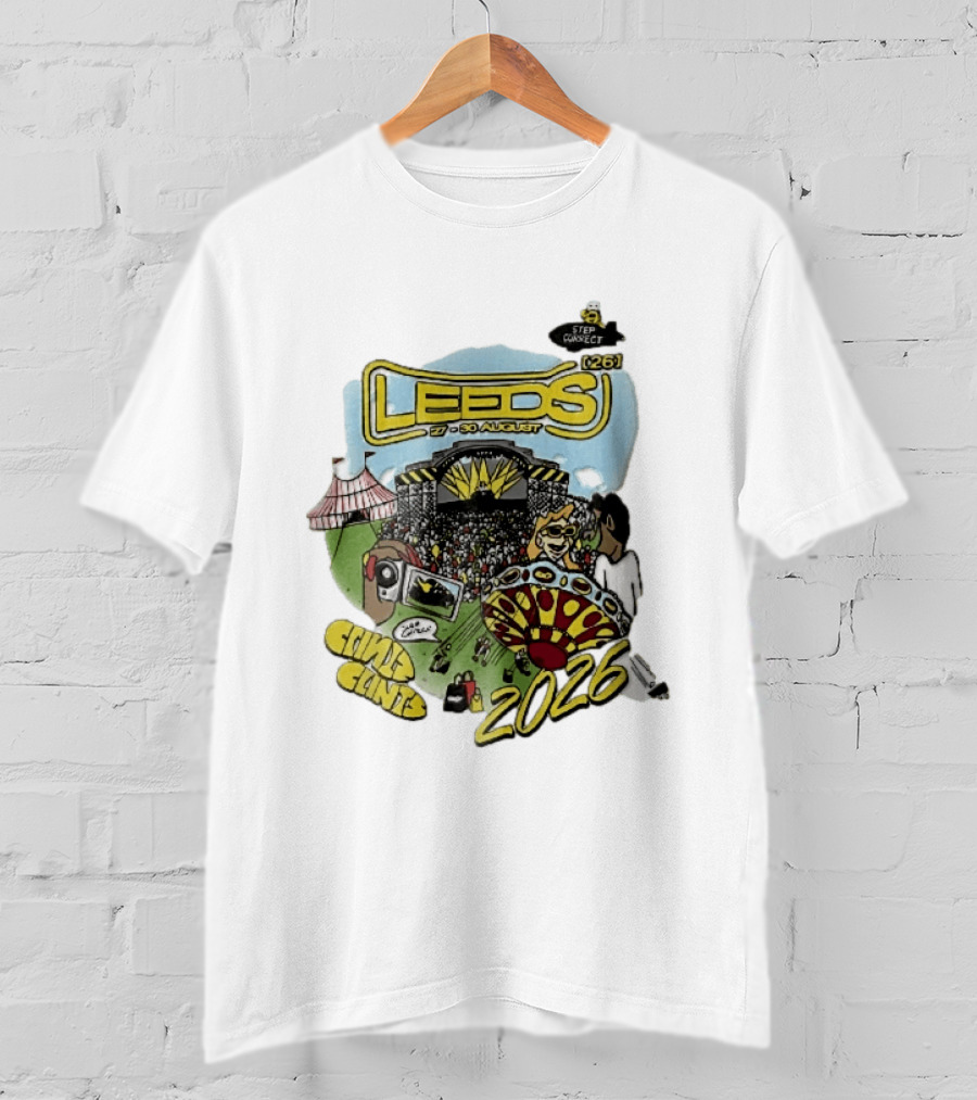 Leeds Step Correct 27 30 August 2026 Music Festival Fairground Clints Cantz T-Shirt