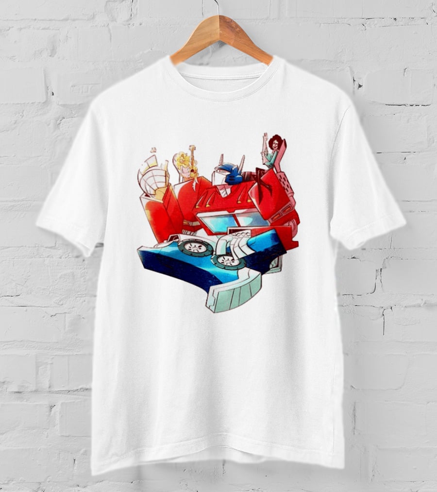 Dolly Parton Tim Curry Peter Cullen Optimus Prime T-Shirt
