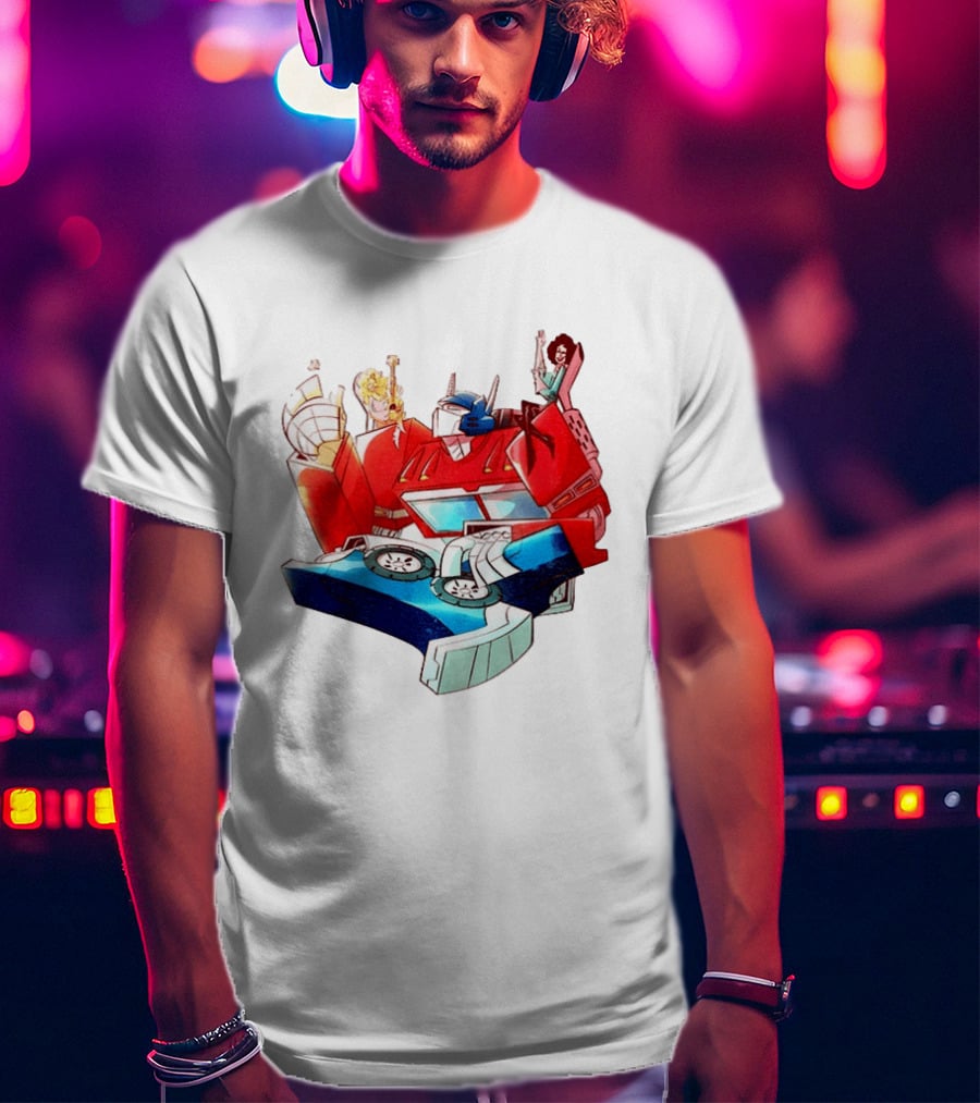 Dolly Parton Tim Curry Peter Cullen Optimus Prime T-Shirt