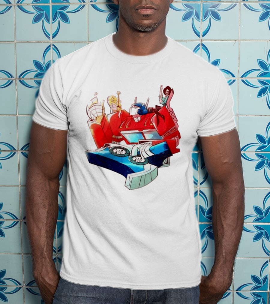 Dolly Parton Tim Curry Peter Cullen Optimus Prime T-Shirt
